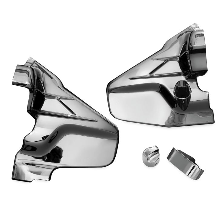 Louvered Chrome Transmission Cover