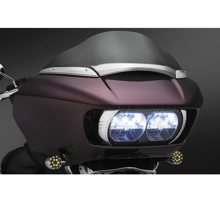 Side and Center Windshield Trim for Road Glide