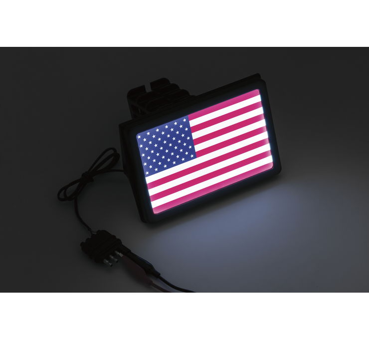 Freedom Flag LED Hitch Cover