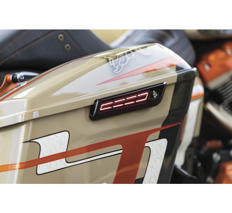 LED Saddlebag Hinge Accents