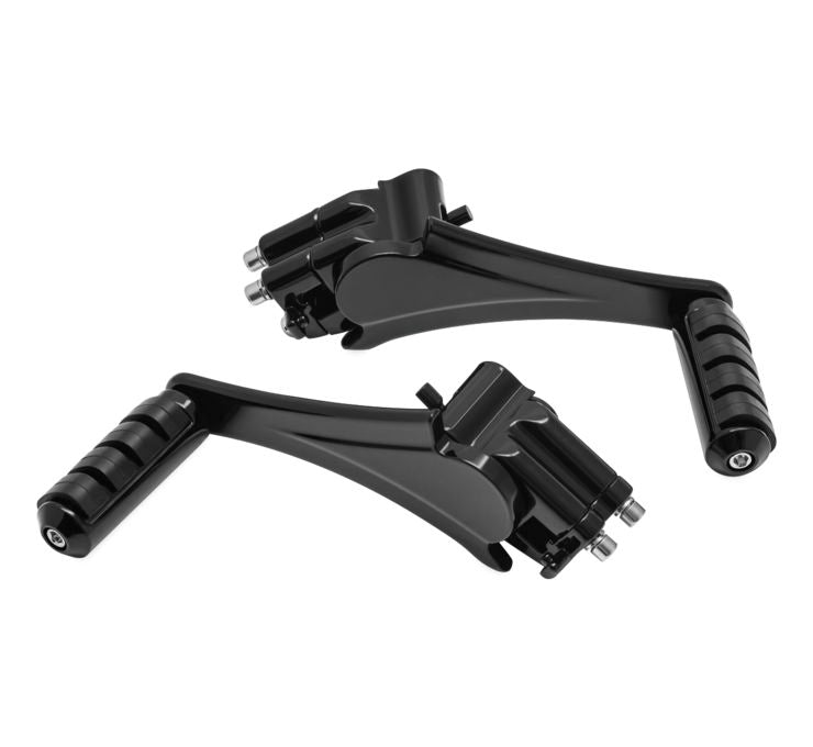 Adjustable Passenger Pegs with O.E. and Aftermarket Passenger Board Mo