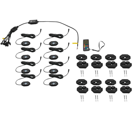 8 pc. Rock Light Kit