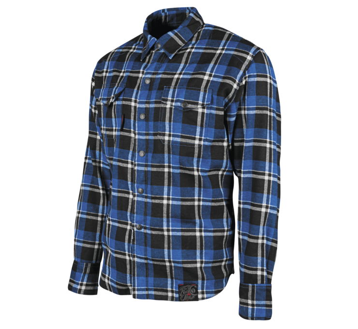 Men's Black Nine Reinforced Moto Shirt