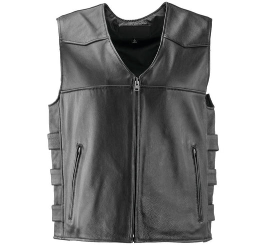 Men's Plains Leather Vest
