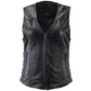 Women's Plains Leather Vest
