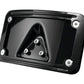 Curved Laydown License Plate Mount with Frames for Harley-Davidson